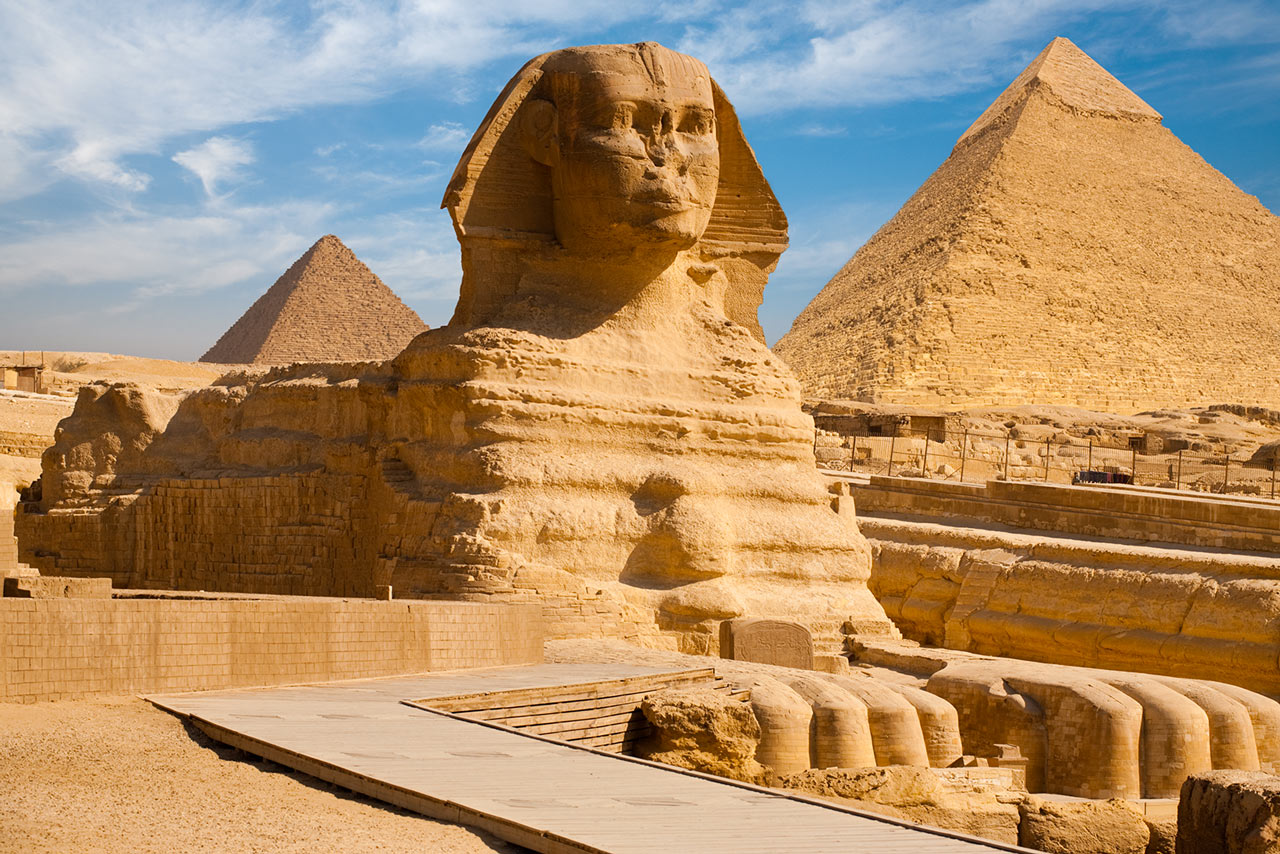 Tombe in Egitto - Sfinge e Piramidi